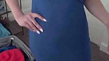 stepmom sits there and tries not to play with herself &ndash; whore