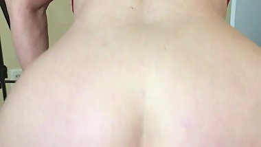 Anal Granny practices Reverse Cowgirl on hot neighbor