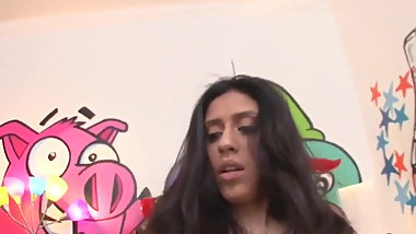 mike adriano makes her squirt  double cumshot step mom big t