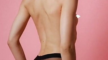 Getting dressed after a paid photoshoot by a fan