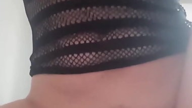 Fucking myself with a toy while sitting on it