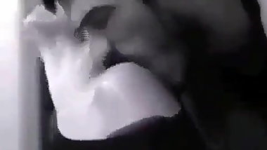 Romantic kissing
