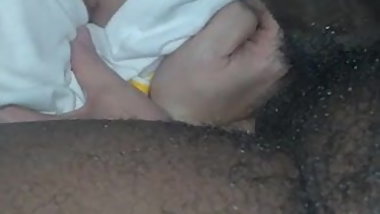 North Dakota SSBBW sucking my Black cock again