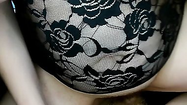 hot mom gives her lover a hot blowjob&hellip; cum in mouth