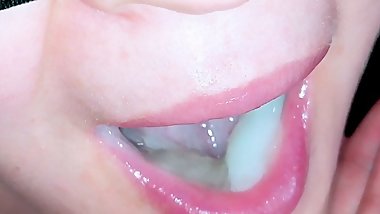 Filled my stepmom's mouth with cum.