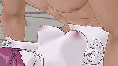 Mona Rosaria fucked hard on the floor