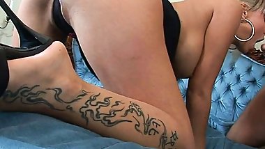 Sexy Tattooed Girl - Teen Adriana Russo sucks and fucks cock
