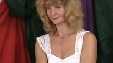 Juicy German Mature Stipping and Fucked