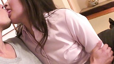 Female Japanese teacher gets seduced by her horny student