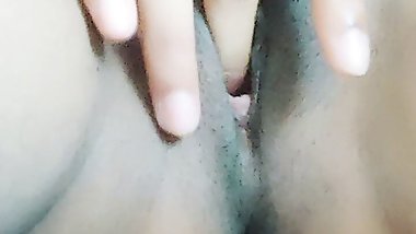 Alone girl fingering