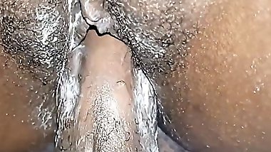 Ebony mature stepmom gets a rough BBC quickie before work from stepson